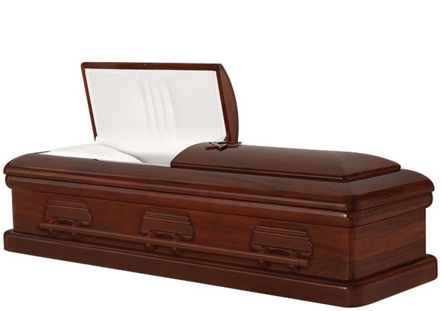 Titan Casket, Cambridge Series 18 Gauge Steel Casket in Black & Red with Red Interior, Size: Standard